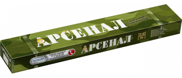 Электроды сварочные Арсенал МР-3, ф 3 мм (уп-2,5 кг) купить с доставкой в Барабаново