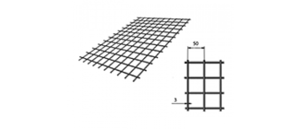 Сетка сварная (дорожная) 50х50х3мм 1х2м купить с доставкой в Барабаново